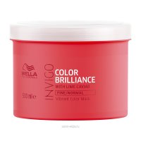 Маска-уход для защиты цвета окрашенных тонких и нормальных волос Wella Invigo Color Brilliance, 150 мл