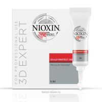 Защитная сыворотка для кожи головы перед окрашиванием Nioxin 3D Эксперт 6 х 8 мл