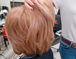 Рельефное окрашивание волос цвет светлая карамель