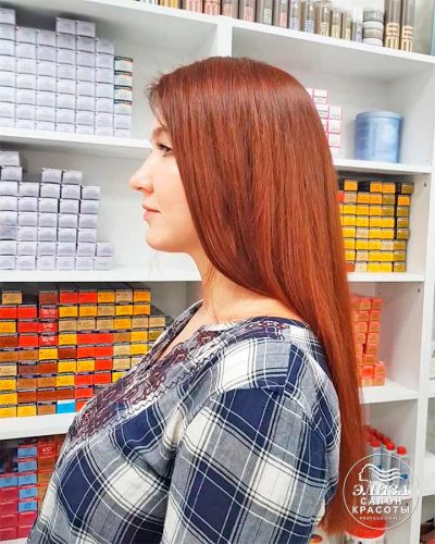 Рыжий цвет волос оттенки