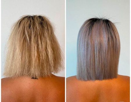 Волосы после ботокса фото до и после на средние волосы