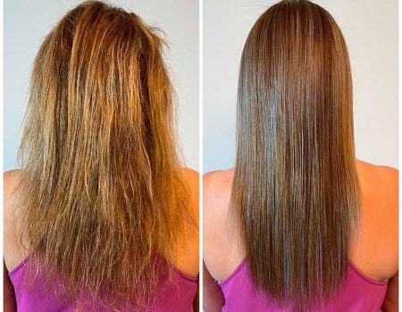 Волосы после ботокса фото до и после на волосы длинной длины