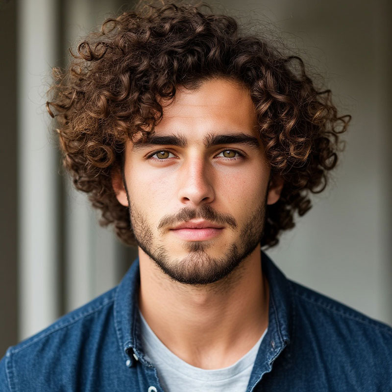 Уход за вьющимися мужскими волосами Уход за вьющимися мужскими волосами