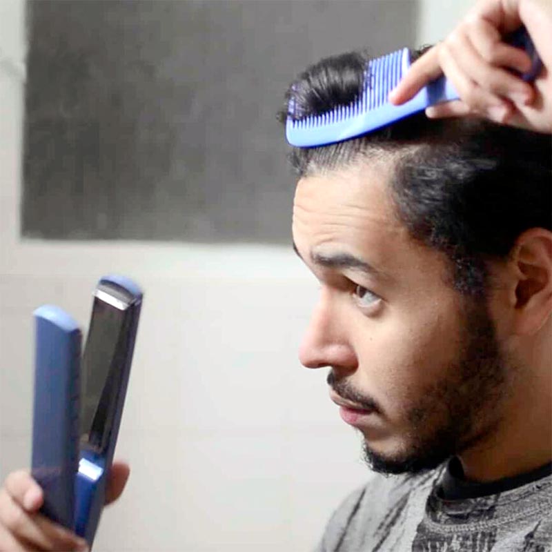 Выпрямление волос для мужчин
