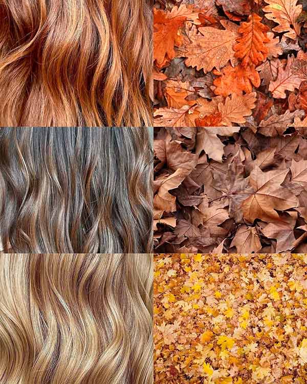 Осенние краски на волосах