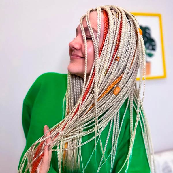 Фото плетения кос в Москве