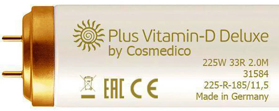 Лампы солярия Plus Vitamin-D Deluxe by Cosmedico 225W 33R 2.0M