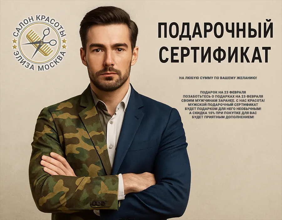 Подарочный сертификат для мужчины